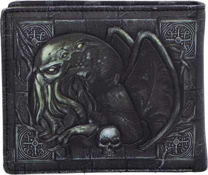 Nemesis Now Unisex's Cthulhu Bi-Fold Wallet, Black, 11cm