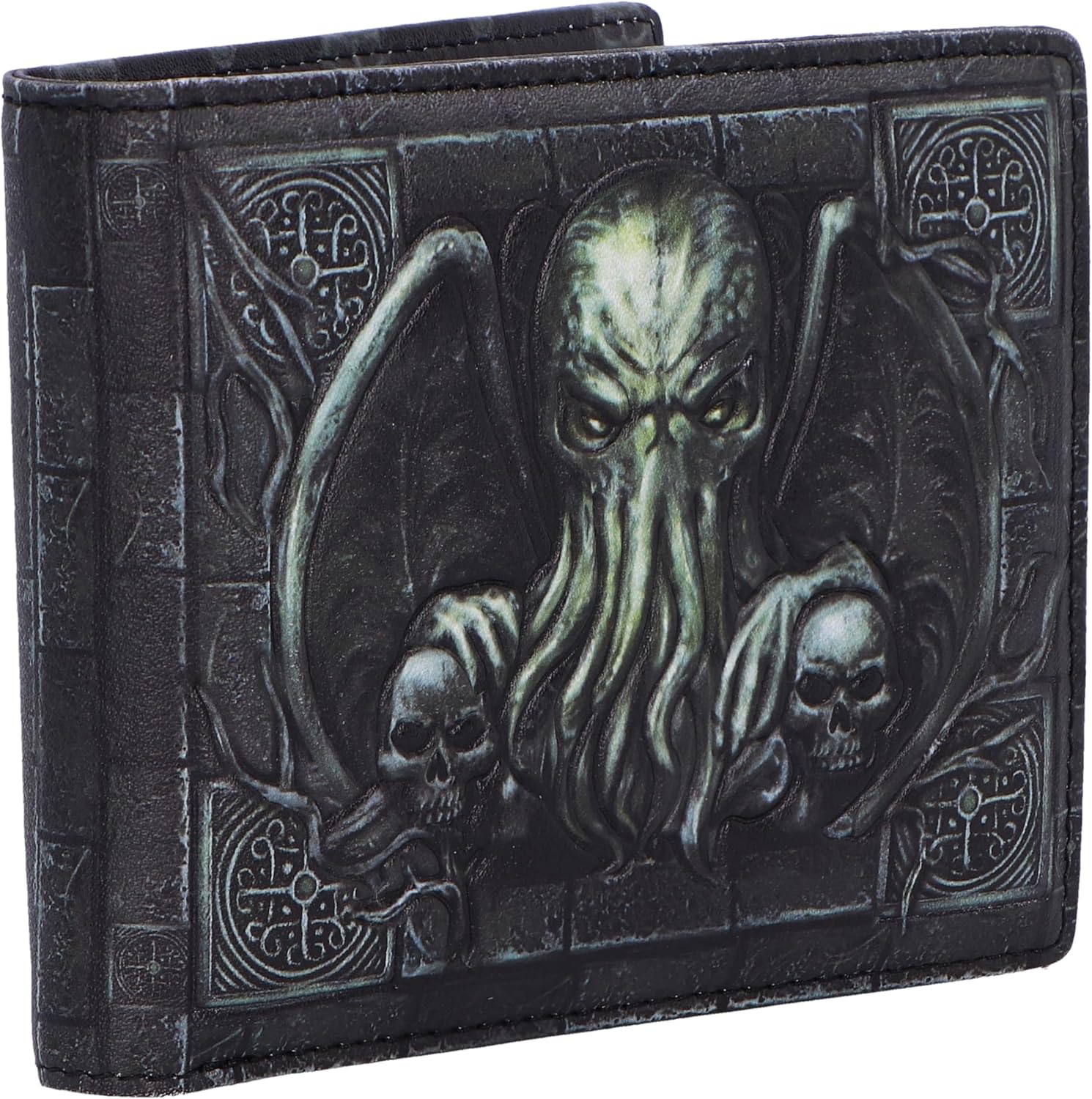 Nemesis Now Unisex's Cthulhu Bi-Fold Wallet, Black, 11cm