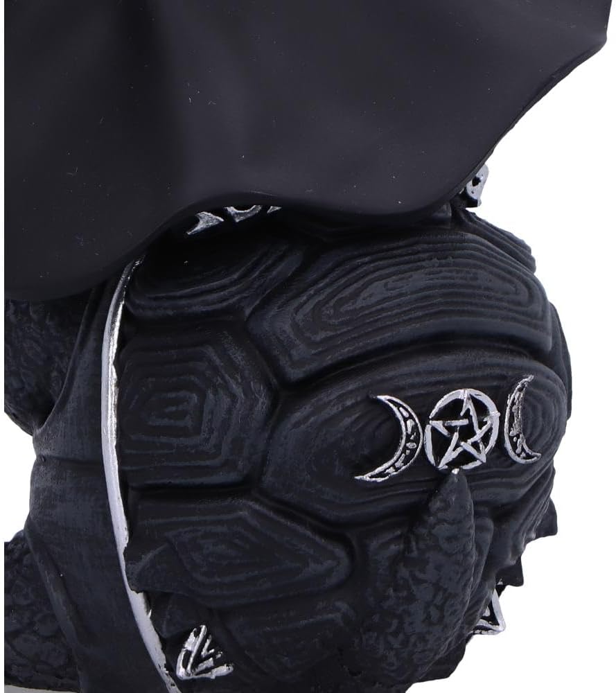 Nemesis Now Shellial Cult Cutie Turtle Figurine, Resin, Black, Cast in the Finest Resin, Expertly Hand-Painted