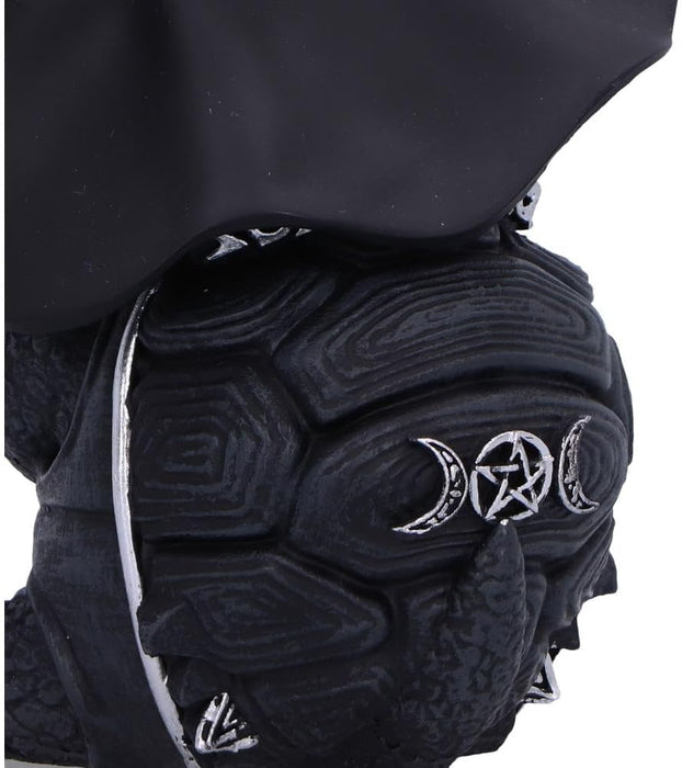 Nemesis Now Shellial Cult Cutie Turtle Figurine, Resin, Black, Cast in the Finest Resin, Expertly Hand-Painted