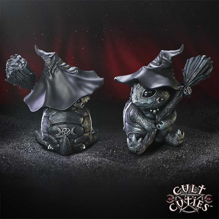 Nemesis Now Shellial Cult Cutie Turtle Figurine, Resin, Black, Cast in the Finest Resin, Expertly Hand-Painted