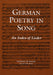 German Poetry in Song
