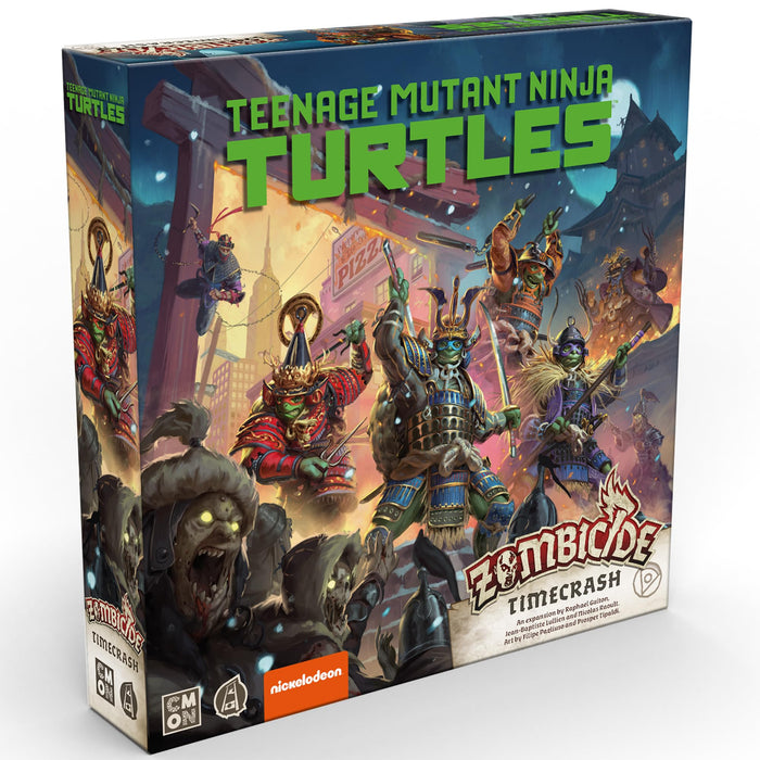 CMON | Zombicide White Death Expansion: Time Crash Teenage Mutant Ninja Turtles | Board Game Expansion | Ages 14+ | 1-6 Players | 30-180+ Minutes Playing Time