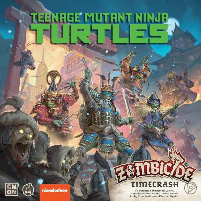 CMON | Zombicide White Death Expansion: Time Crash Teenage Mutant Ninja Turtles | Board Game Expansion | Ages 14+ | 1-6 Players | 30-180+ Minutes Playing Time