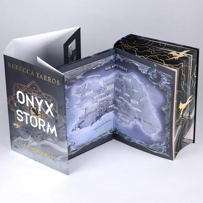 Onyx Storm – Flammengeküsst: Roman | Deluxe-Ausgabe mit atemberaubendem Farbschnitt | Die heißersehnte Fortsetzung von ›Fourth Wing‹ und ›Iron Flame‹ (Flammengeküsst-Reihe, Band 3