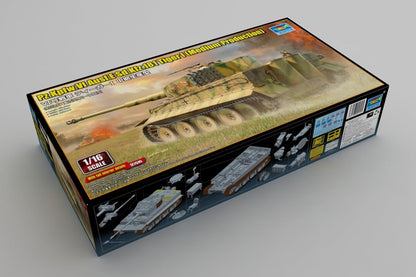 Trumpeter 00944 Duitse VI Tank Tiger I Medium seriemodel kunststof model 1/16 (tank)