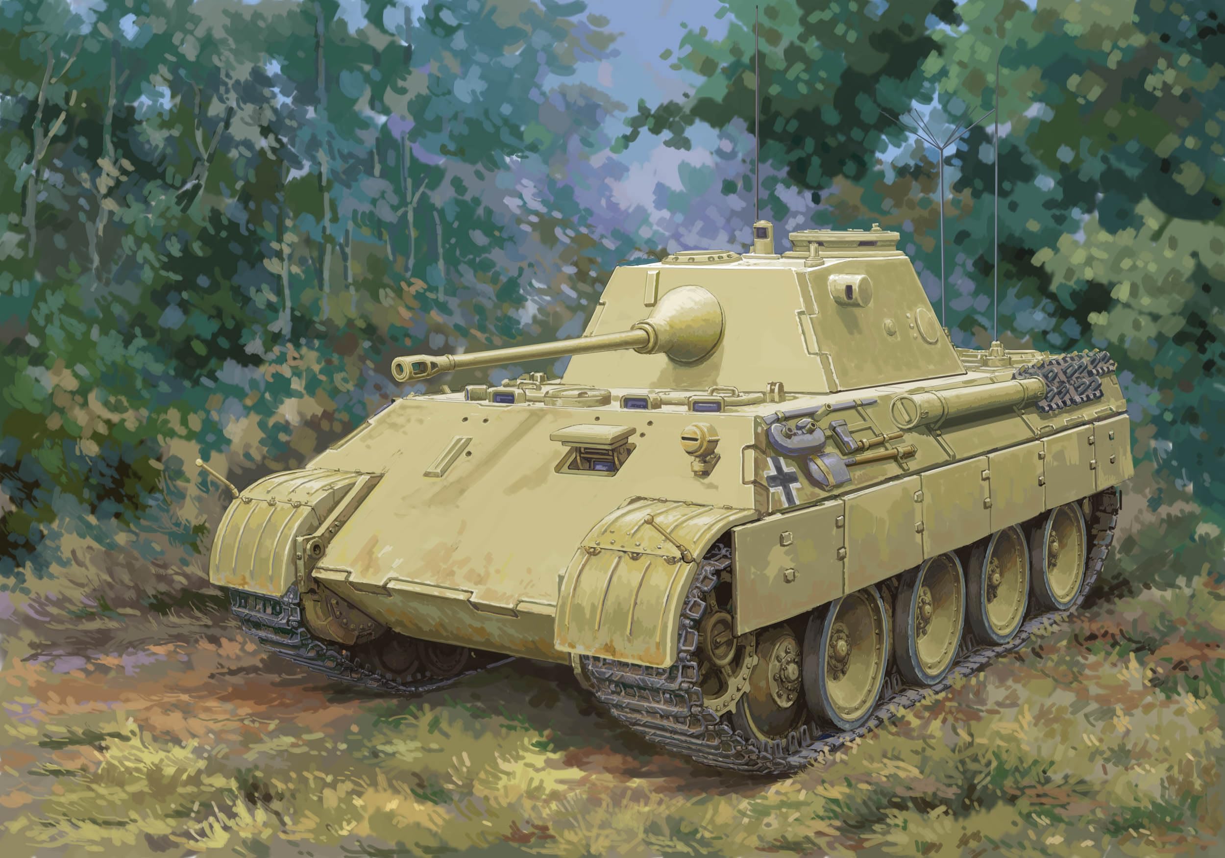 Hobby Boss - 1/48 PzBeobWg V AUSF. A - Plastic Model Making - Scale: 1:48