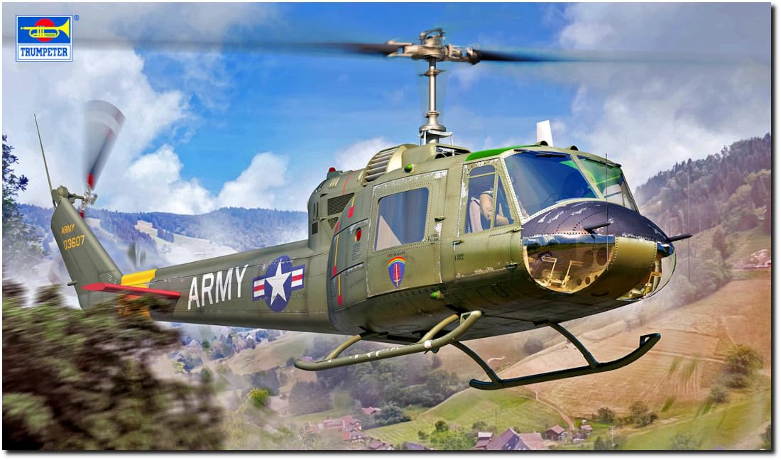 Trumpeter 1/35 USA UH-1B Huey Plastic Model 05111 (helikopter)