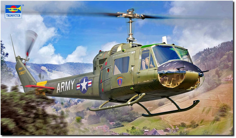 Trumpeter 1/35 USA UH-1B Huey Plastic Model 05111 (helikopter)