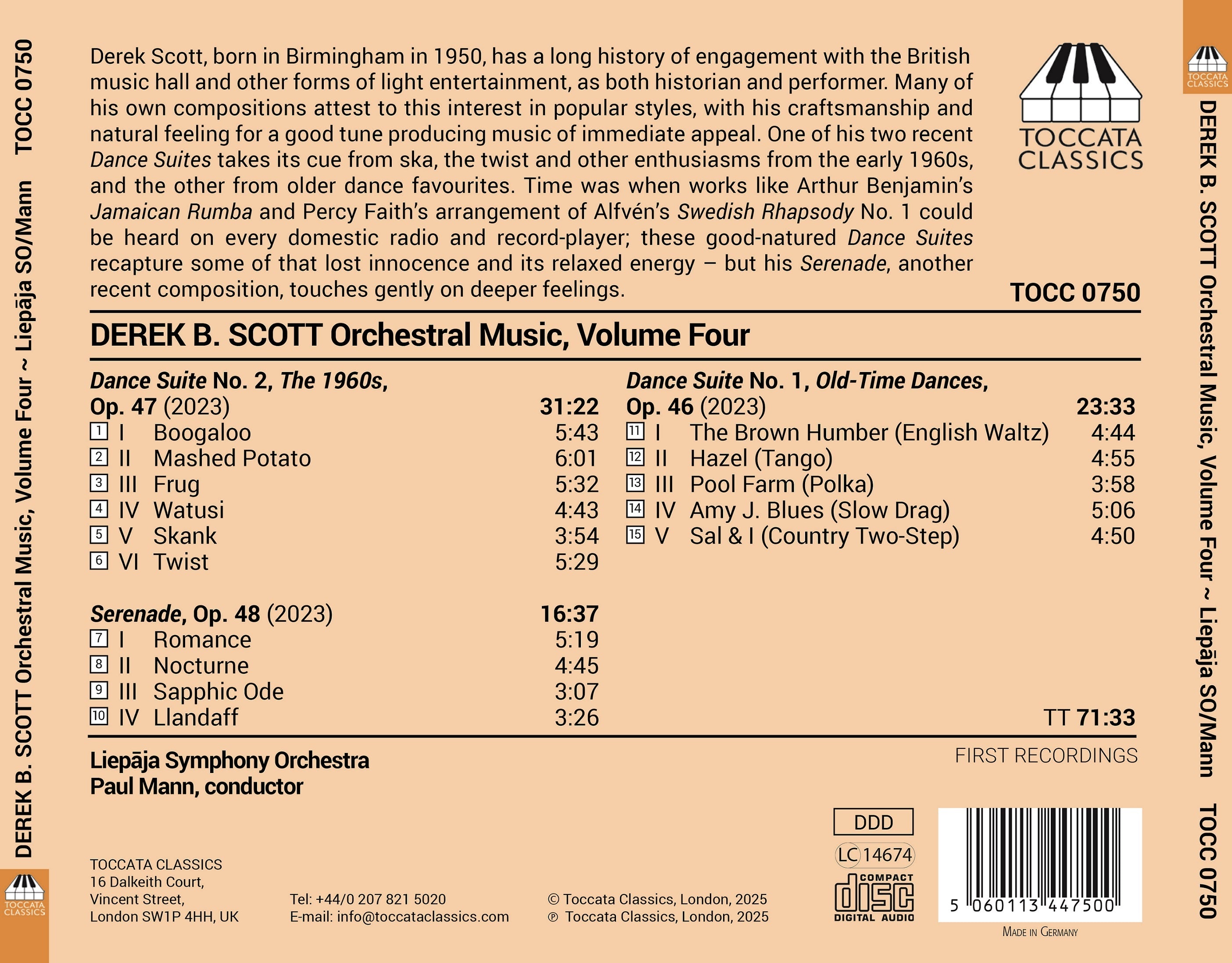 Derek B. Scott: Orchestral Music - Volume 4