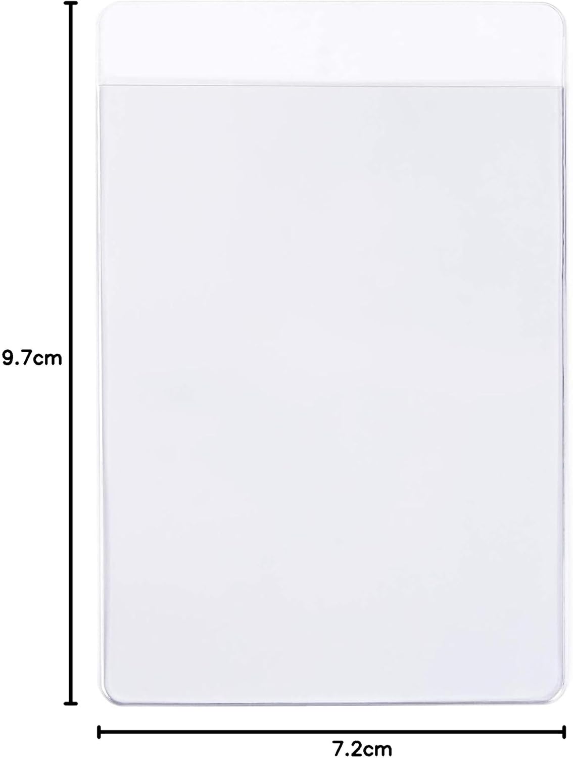 Vault X Slim Semi-Rigid Card Holders for Trading Card and Sports Card Grading Submissions (200 Pack)