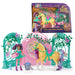 Unicorn Academy, Ava Doll and Colour-Change Leaf Unicorn Stall Playset with 15 Accessories, Dolls Toys for Girls Aged 4 and up