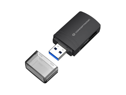 CONCEPTRONIC Card Reader USB-A -> Micro SD/TF 4.0 Black