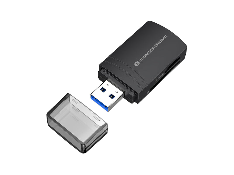 CONCEPTRONIC Card Reader USB-A -> Micro SD/TF 4.0 Black