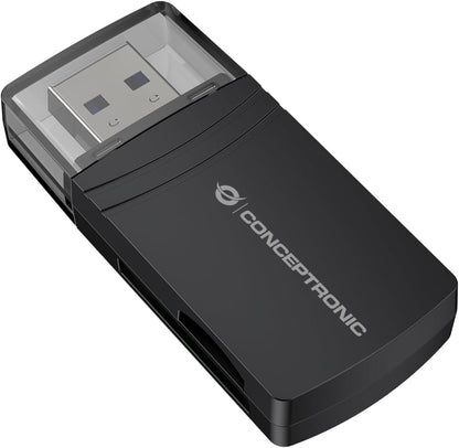 CONCEPTRONIC Card Reader USB-A -> Micro SD/TF 4.0 Black