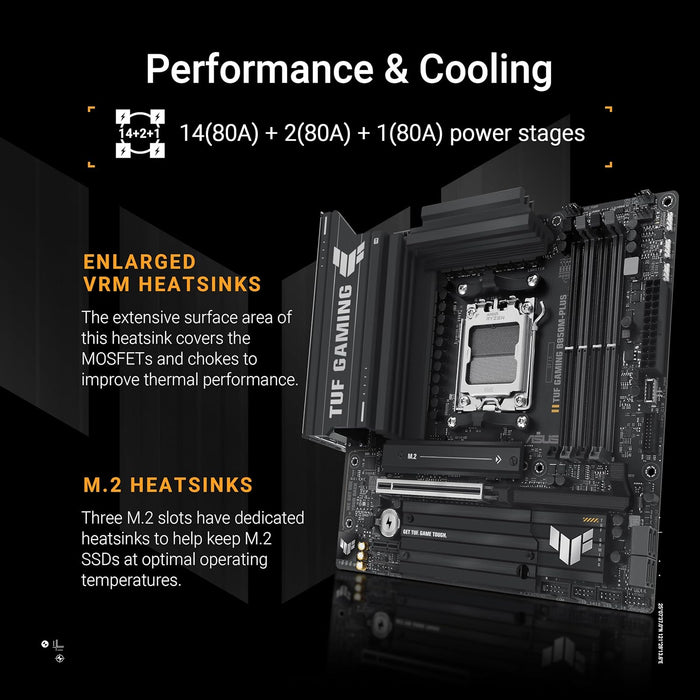 ASUS TUF GAMING B850M-PLUS (AM5/B850//Micro ATX