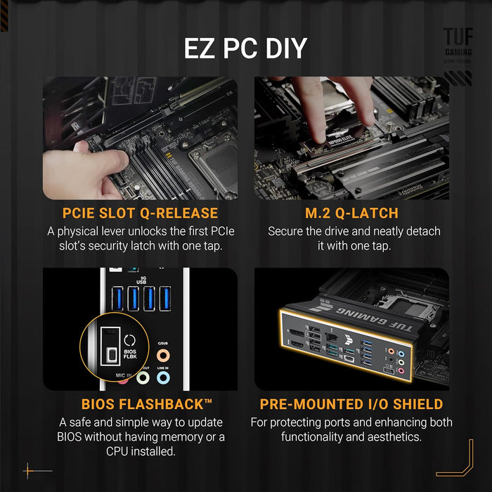 ASUS TUF GAMING B850M-PLUS (AM5/B850//Micro ATX