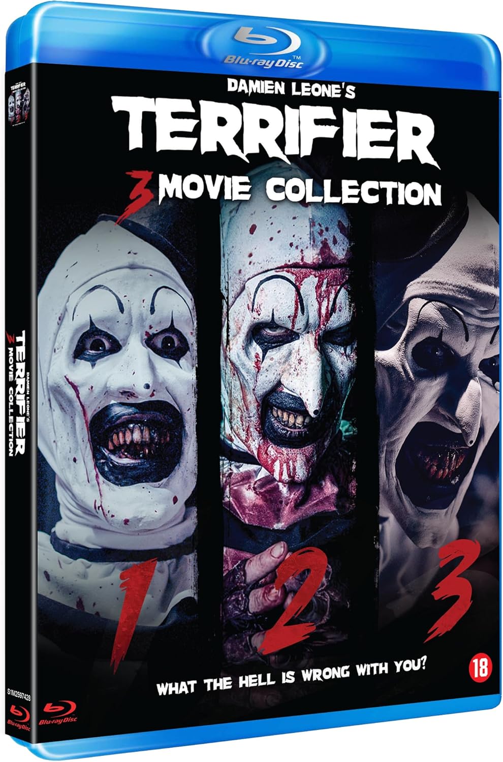Terrifier 1 - 3 Movie Collection (Blu-ray) Import, Uncut.