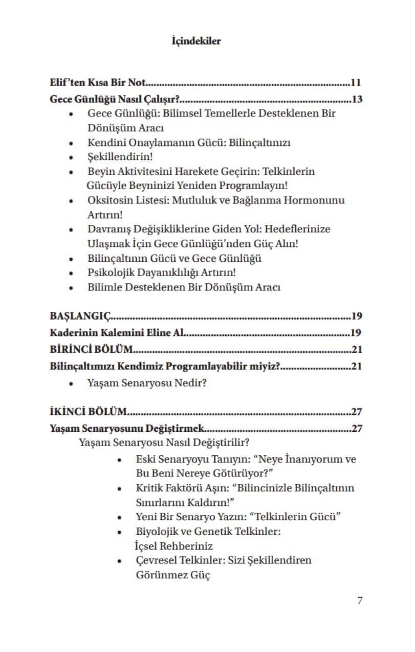 Gece Günlügü: Kendine Telkin Ver