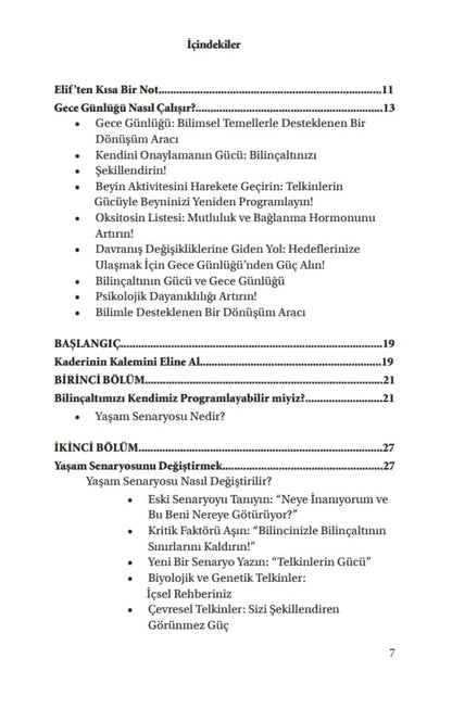 Gece Günlügü: Kendine Telkin Ver