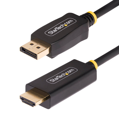 StarTech.com Cable Adaptador DisplayPort a HDMI de 3m - 4K 60Hz con HDR - Cable DP a HDMI 2.0b - Conversor Activo de Vídeo
