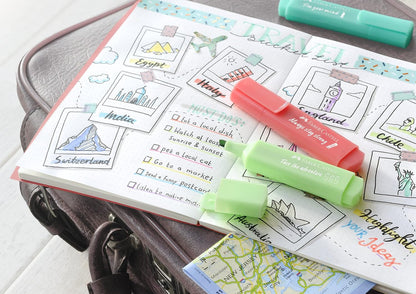 Faber-Castell Highlighter Textliner 46 Pastel wallet of 4 *new*