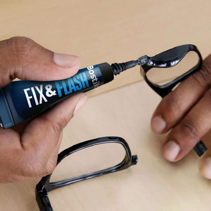 Bostik Fix & Flash Strong Light-Activated Glue, Bonds 99.9% of Materials, Solvent Free, 3g Tube