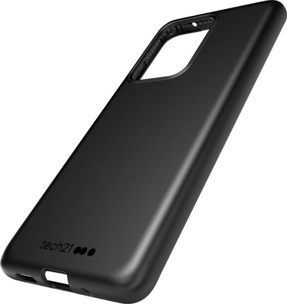 tech21 Studio Colour for Samsung Galaxy S20 Ultra 2.4 Meter Drop Protection with Antimicrobial Properties and Plant-based Materials - Back To Black