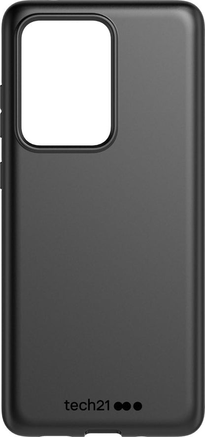tech21 Studio Colour for Samsung Galaxy S20 Ultra 2.4 Meter Drop Protection with Antimicrobial Properties and Plant-based Materials - Back To Black