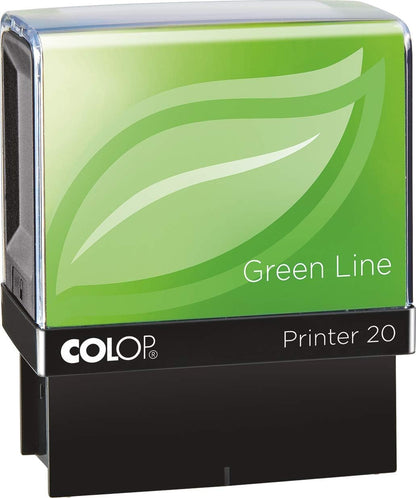 COLOP Green Line URGENT Stamp - Red Ink | 148224 | 37x13mm Eco-Friendly Office Word Stamp