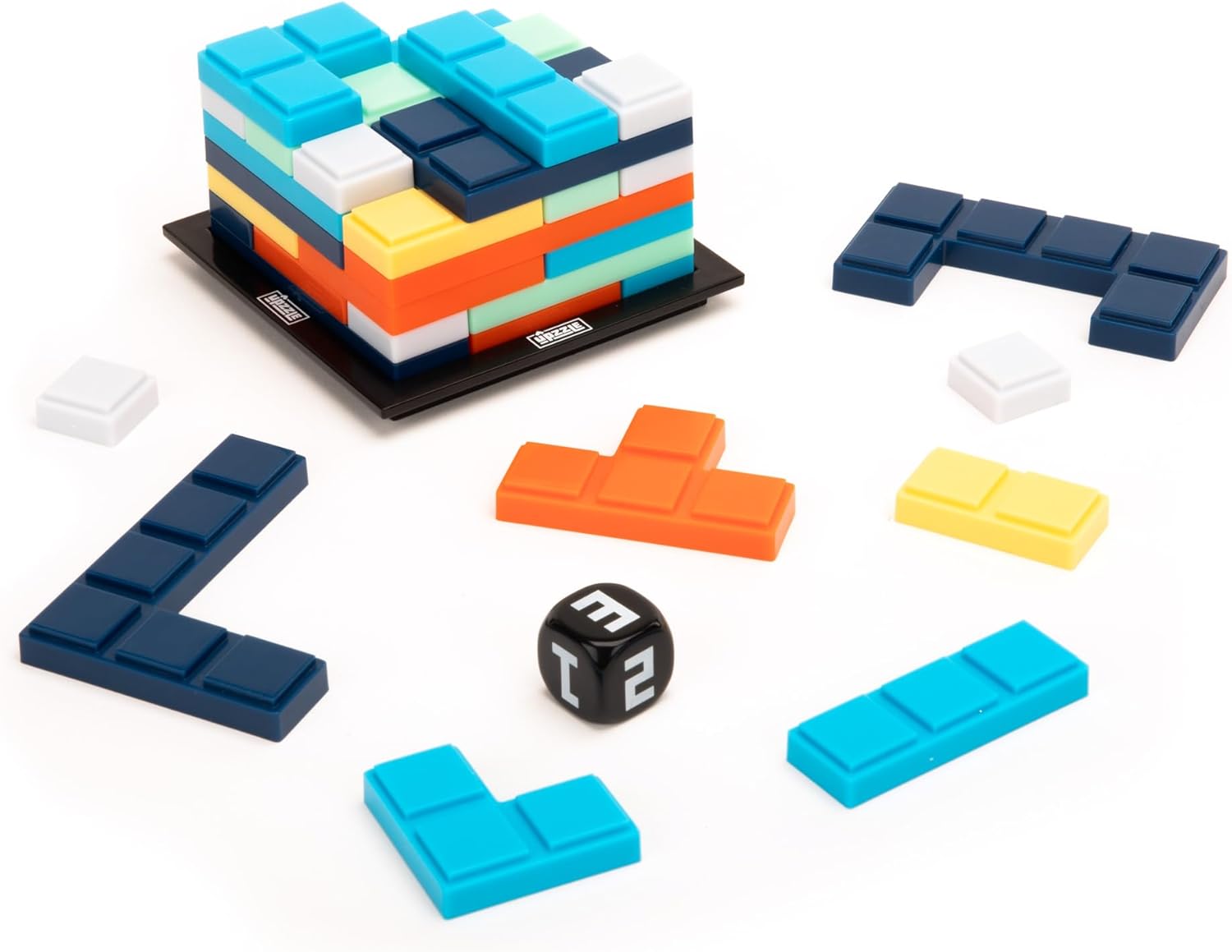 Learning Resources Upzzle Strategic Stacking Puzzle Game, Brain Teaser Puzzle Game, Gifts for 7 Year Old Girls and Boys, Travel Game for 2 Players