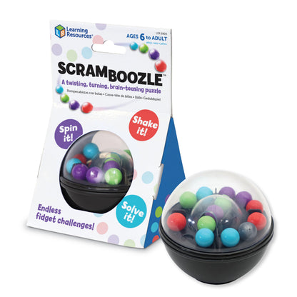 Learning Resources Scramboozle Puzzle Ball, Toys for 6 Year Old Boy or Girl, Travel Games for Kids