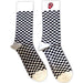 Rock Off officially licensed products The Rolling Stones Check Ankle Socks One Size