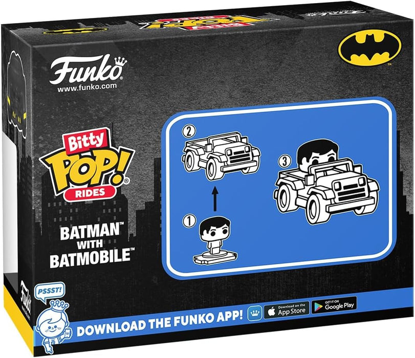 Funko Pop! Bitty Ride: DC - Batman with Bat Mobile