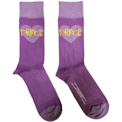 Prince 'Purple Heart' (Purple) Socks (One Size = UK 7-11