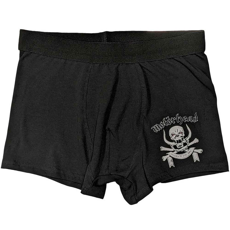 Rock Off Motorhead 'March or Die' (Black) Unisex Boxer Shorts