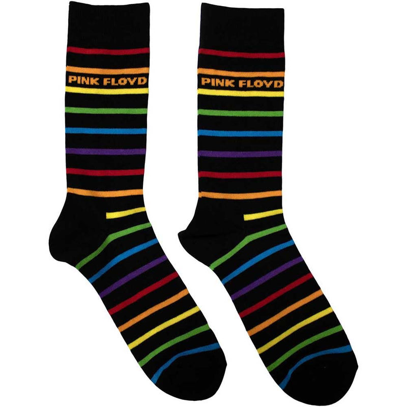 Ankle Socks # Uk Size 6 - 11 Unisex Black # Wide Stripes