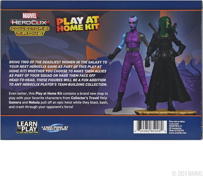 Marvel HeroClix: Collector's Trove Booster Brick (Play at Home Kit Nebula and Gamora, Plastic) Plastic Play at Home Kit Nebula and Gamora
