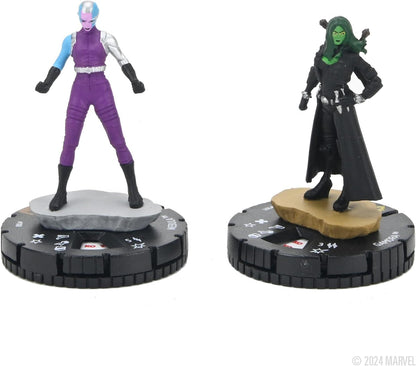 Marvel HeroClix: Collector's Trove Booster Brick (Play at Home Kit Nebula and Gamora, Plastic) Plastic Play at Home Kit Nebula and Gamora