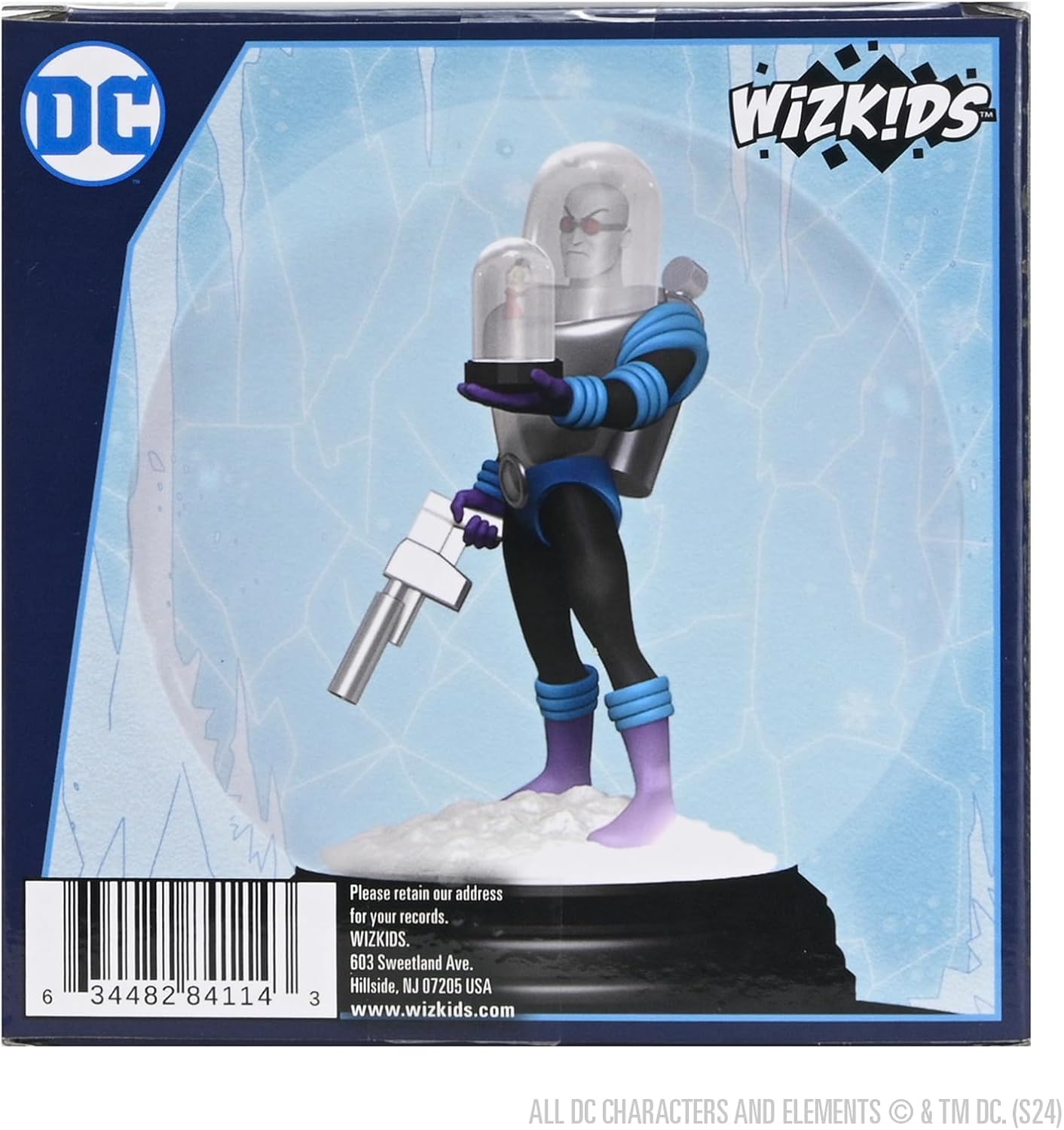 WizKids DC HeroClix: Mr. Freeze (Snowglobe) - HeroClix Figure - Snow Globe - Figurine - 8+ - 1 Mr. Freeze Figure (on 2 x 2 base) in Decorative Snow Globe and Character Card