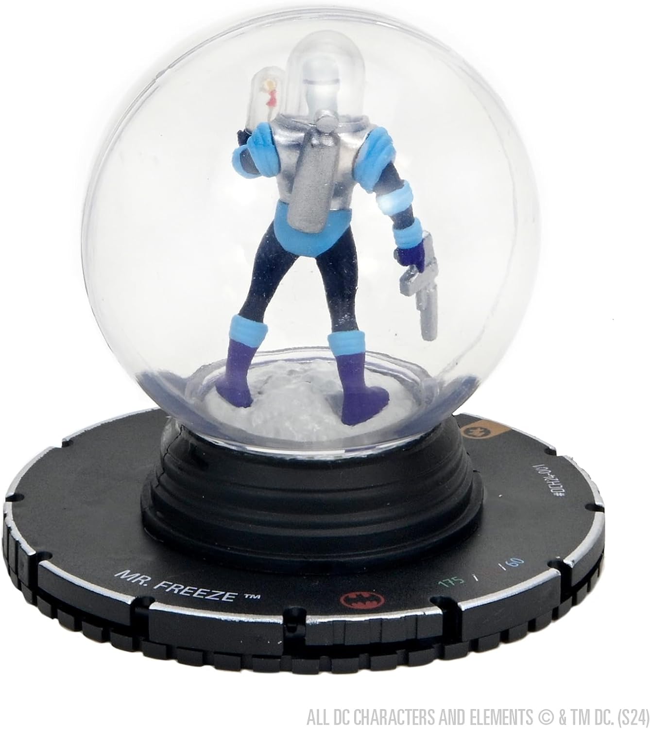 WizKids DC HeroClix: Mr. Freeze (Snowglobe) - HeroClix Figure - Snow Globe - Figurine - 8+ - 1 Mr. Freeze Figure (on 2 x 2 base) in Decorative Snow Globe and Character Card