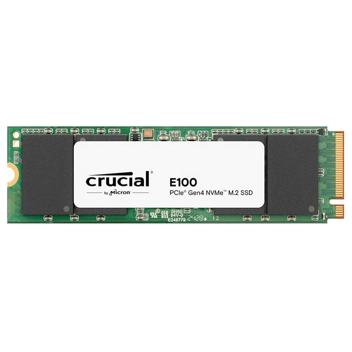 Crucial E100 SSD 480GB M.2 NVMe PCIe Gen4 Internal SSD, Up to 4,700MB/s, Laptop & Desktop Compatible - CT480E100SSD8