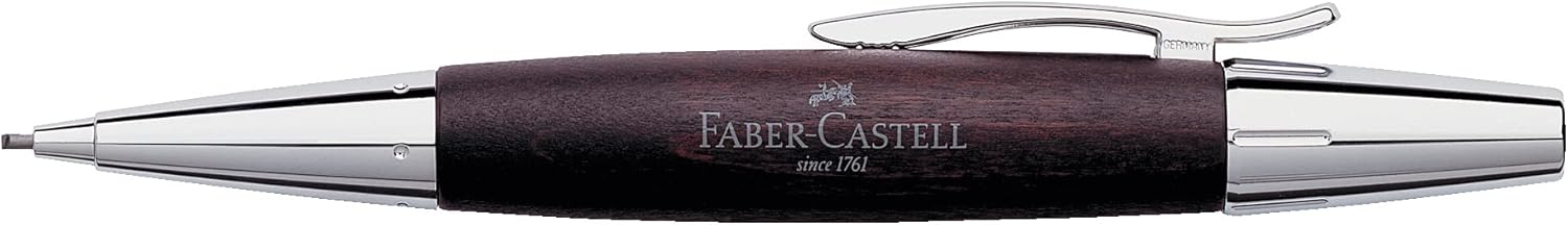 Faber-Castell Propelling Pencil E-Motion Pearw/Chr Dark Br