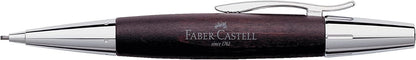 Faber-Castell Propelling Pencil E-Motion Pearw/Chr Dark Br