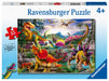 Ravensburger T-Rex Terror Dinosaurs Jigsaw Puzzle for Kids Age 3 Years Up - 35 Pieces - Educational Toddler Toys and Games