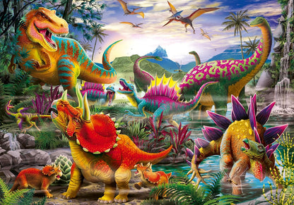 Ravensburger T-Rex Terror Dinosaurs Jigsaw Puzzle for Kids Age 3 Years Up - 35 Pieces - Educational Toddler Toys and Games