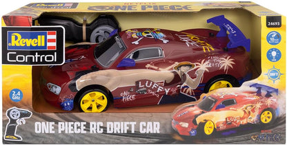Revell Control 24693 RC Anime Drift Car One Piece With Precise 2.4 GHz Control, Stunning Underfloor LED Lighting, 4 Wheel Drive, 1:18 Scale, 31.5cm in length