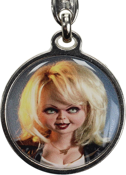 SD TOYS - Tiffany key ring round metal chucky, multicoloured, S