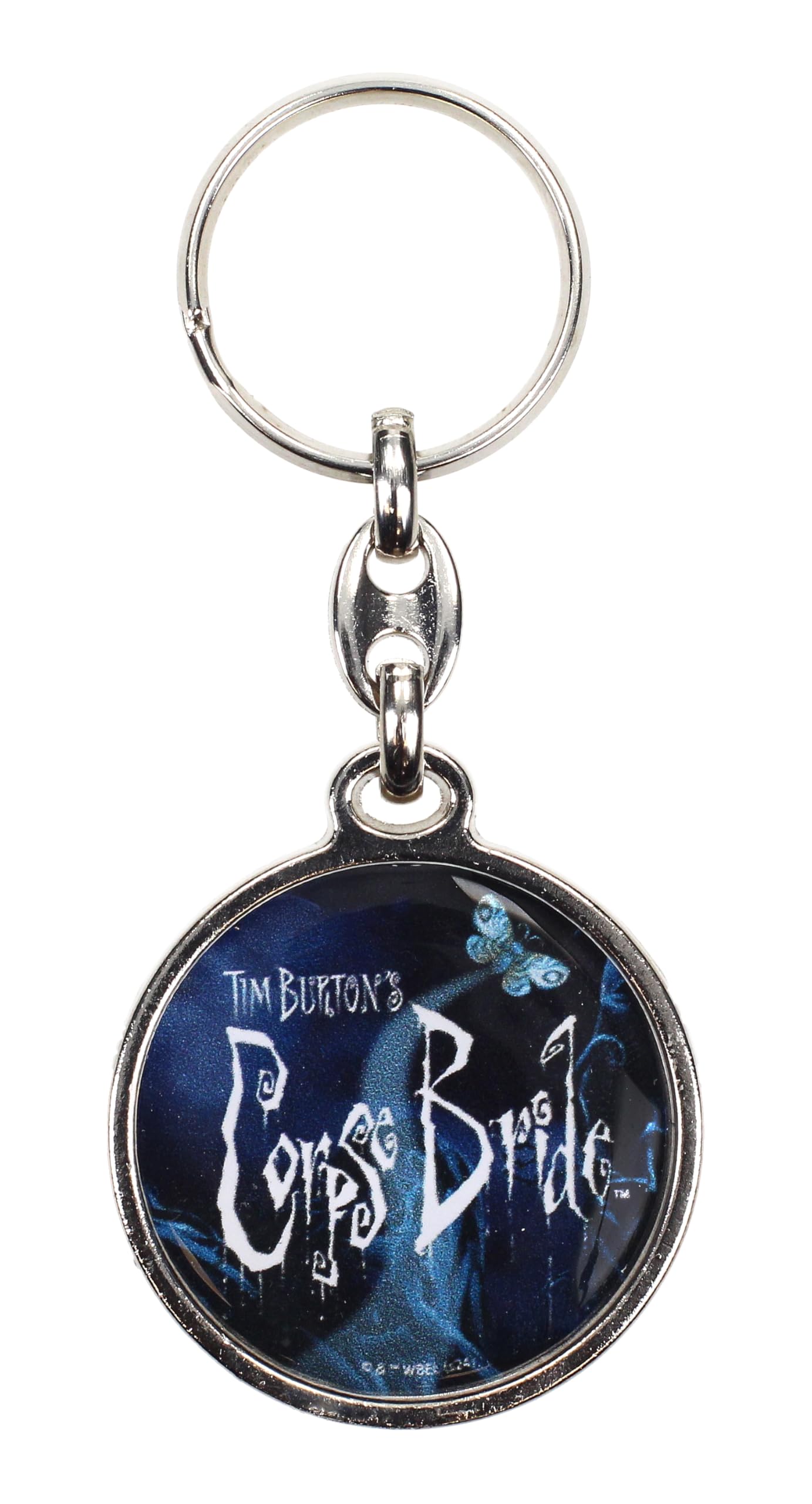 SD TOYS - Logo keychain round metal bride corpse, multicoloured, S