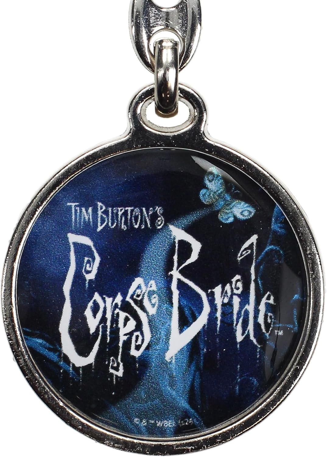 SD TOYS - Logo keychain round metal bride corpse, multicoloured, S